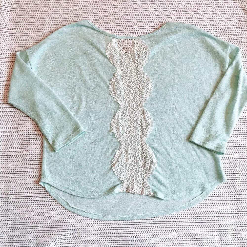 Lacey Back Sweater